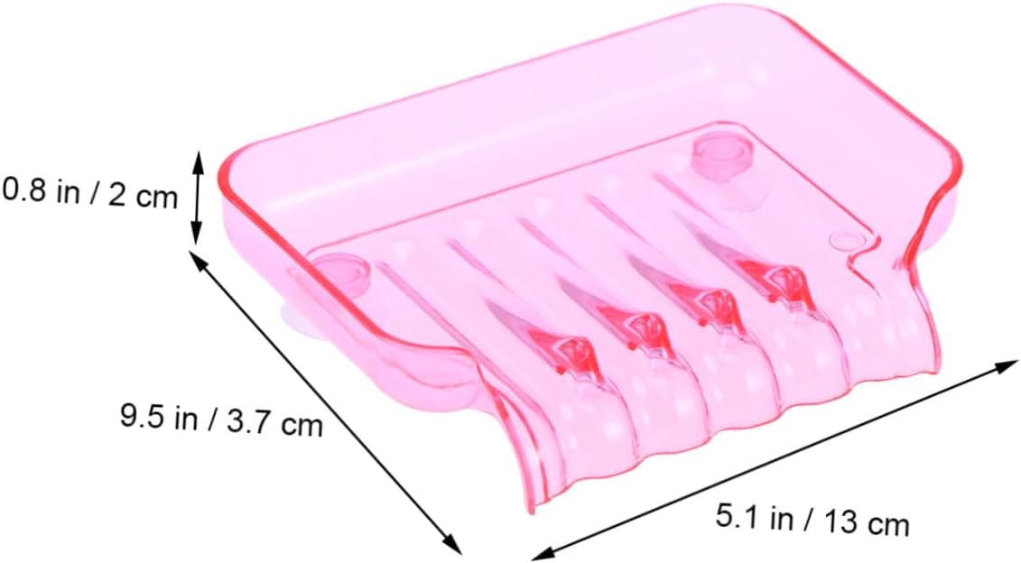 CONGARTENO Bathroom Waterfall Soap Dish with Clear Sponge Holder 1