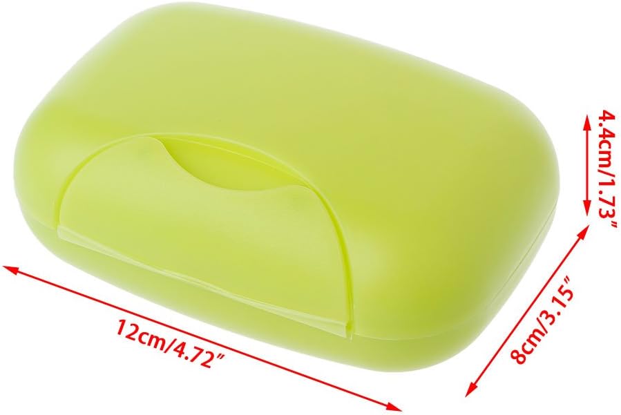 ZIRANU Travel Soap Dish Holder for Bathroom Shower Kitchen