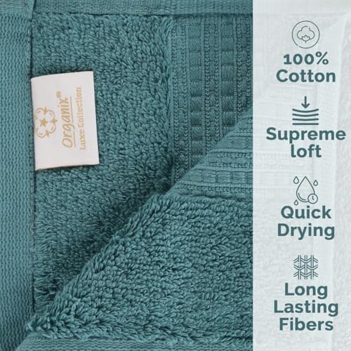 Organix Luxury 4 Pack Bath Towels - 30x60 Inches 100 Cotton