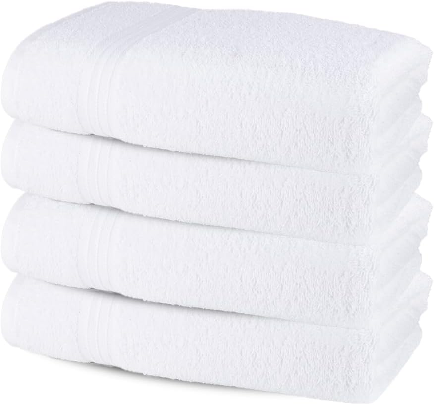 Textila Bath Towels - 27x54 Inch Pack of 4