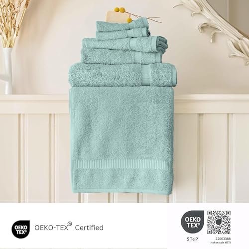 SALBAKOS Luxury 6-Piece Towel Set 100 Turkish Cotton