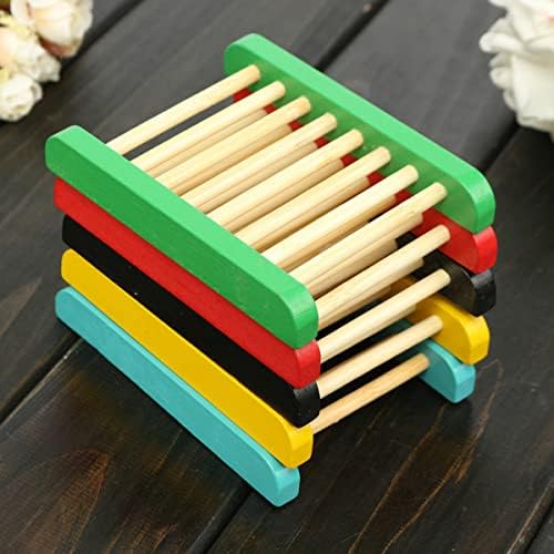Acofuns Portable Shower Soap Wood Holder