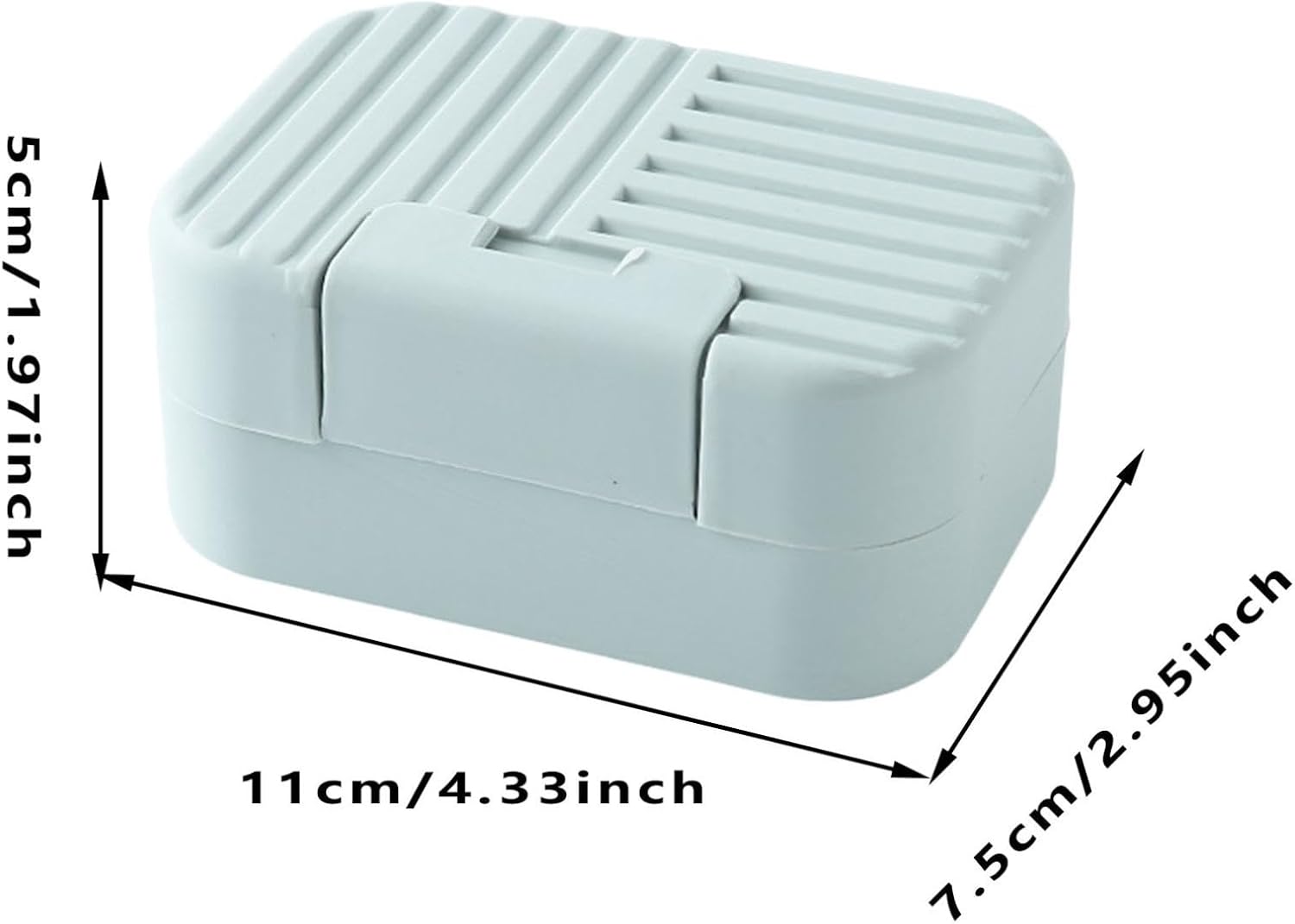 Travel Soap Case Box with Lid Portable and Leak Proof