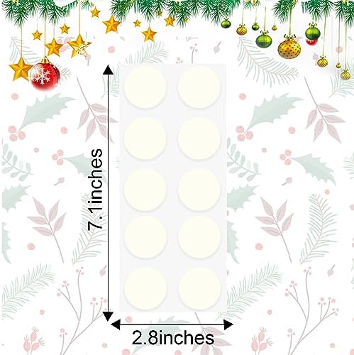 50pcs Taper Candle Adhesive Holder for Safe Lighting