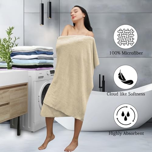 Hailea 4-Pack Bath Towels Set - 35x70 Inches