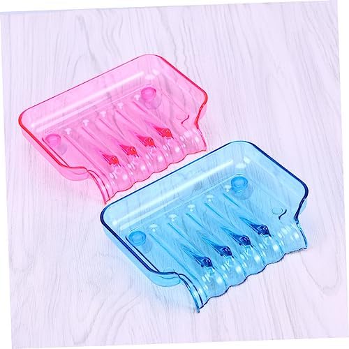 Bathroom Waterfall Soap Dish with Two Suckers