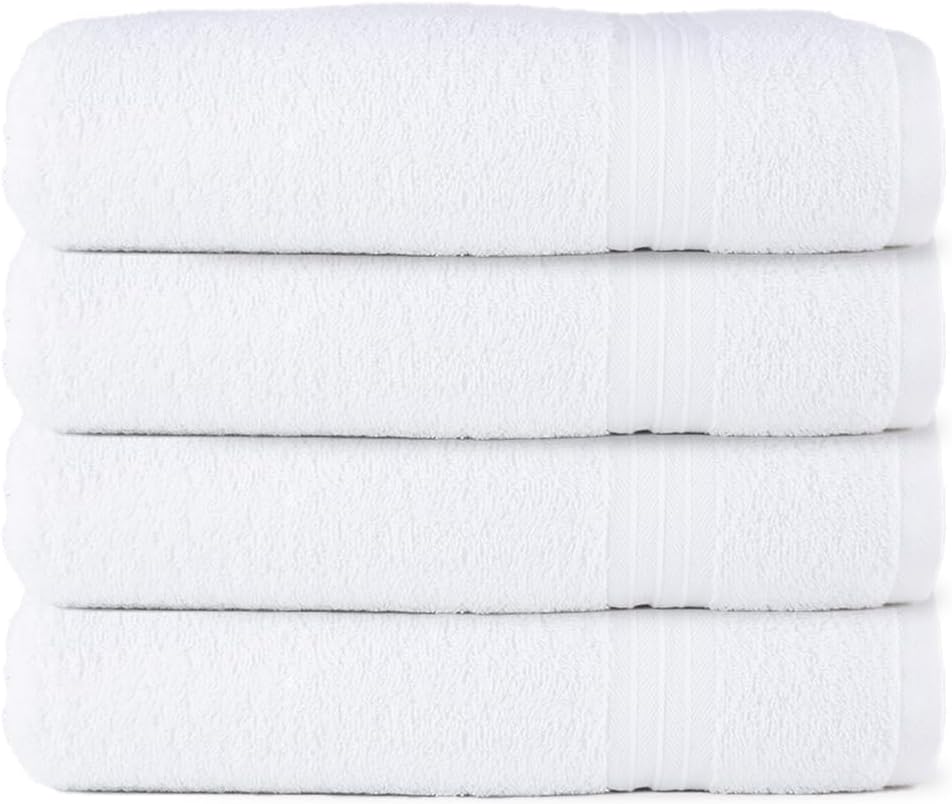 Textila Bath Towels - 27x54 Inch Pack of 4