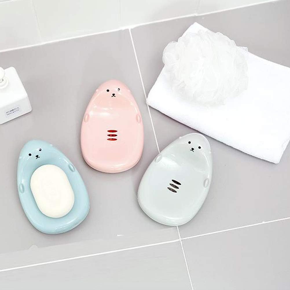 Cabilock Round Soap Dish Holder for Bathroom 1