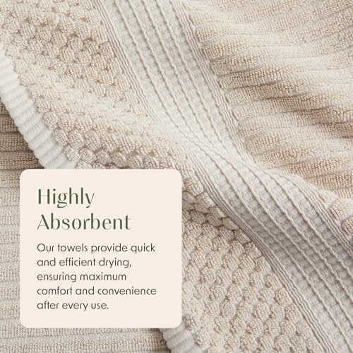 Springtree Home 100 Cotton 6-Piece Bath Towel Set