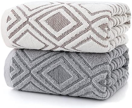 Pidada Bath Towel Diamond Pattern 100 Cotton Soft Absorbent Towel