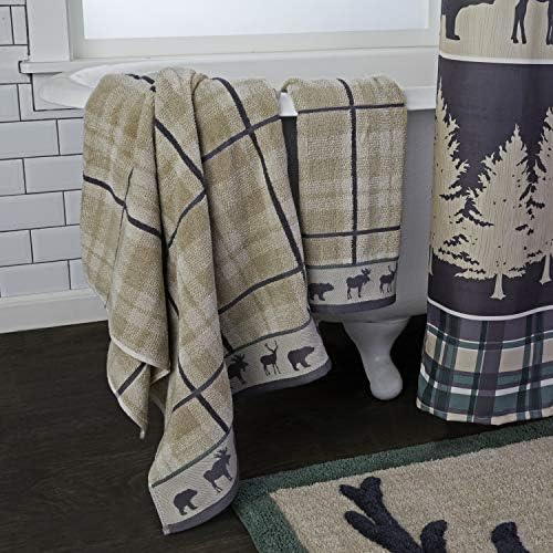 SKL Home Yellowstone Grand Teton Bath Towel Taupe 27x50