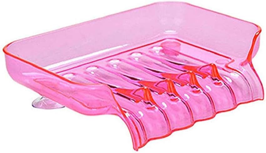 Plastic Soap Dish Holder for Bathroom Storage