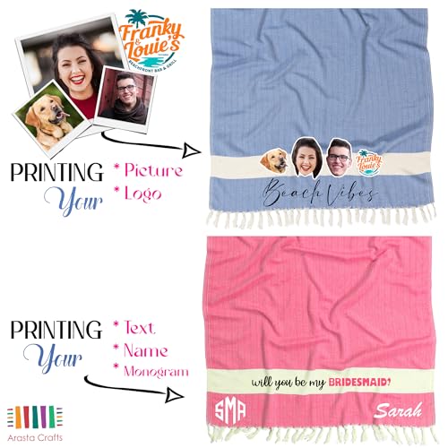 Turkish Cotton Beach Towel - Lightweight Soft and Travel Friendly