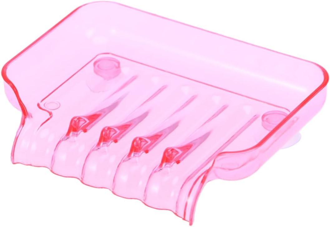 CONGARTENO Bathroom Waterfall Soap Dish with Clear Sponge Holder 1