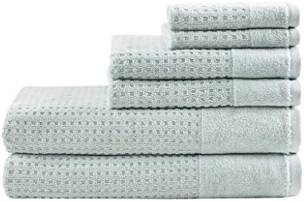 Madison Park Spa Waffle Cotton Towel Set 6 Piece