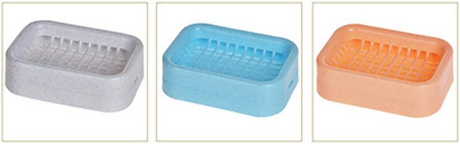 Sumddy 2PCS Plastic Soap Dish Holder Box for Home and Travel