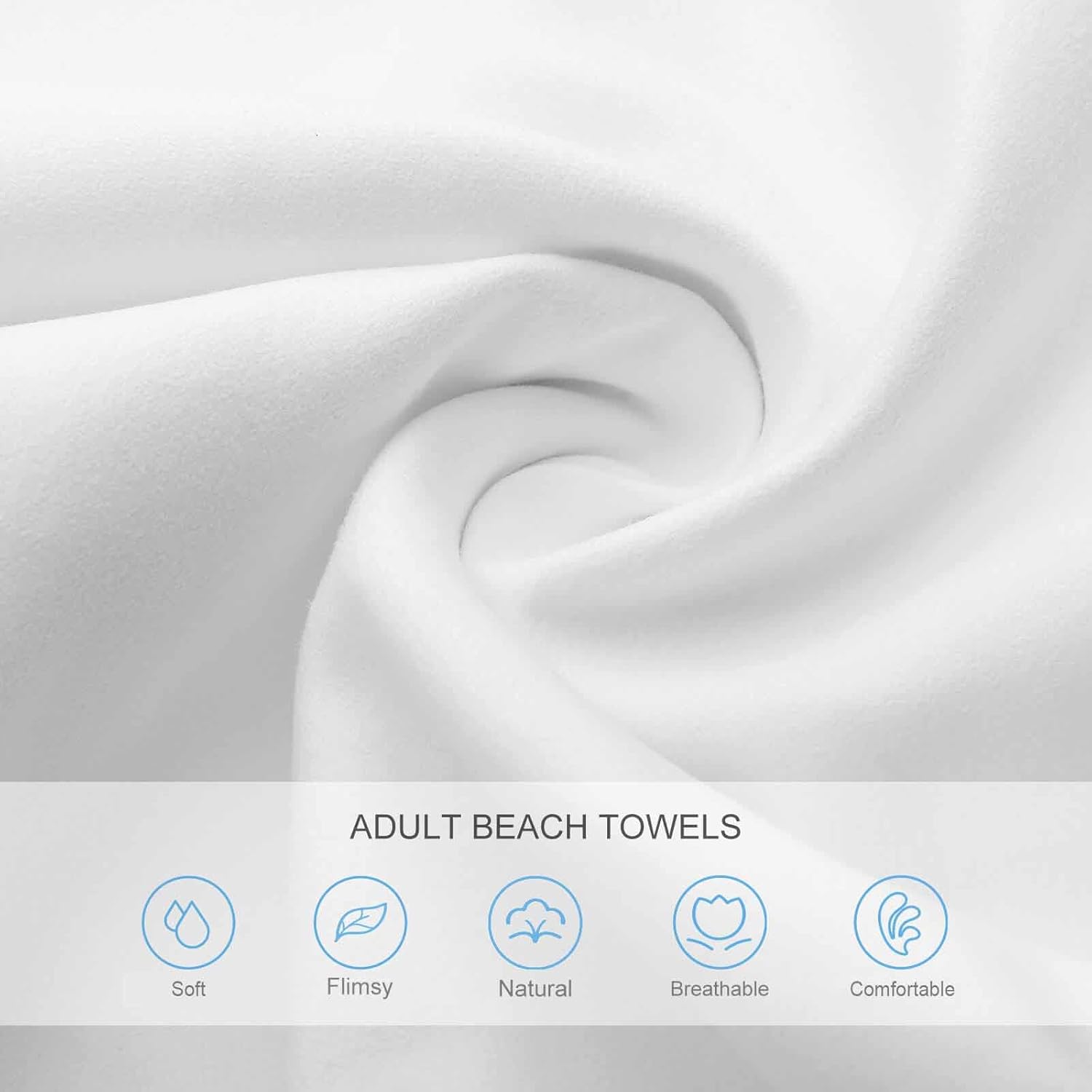 Jawuekax Bath Towel - Quick Dry Soft Beach Towel for Adults and Kids