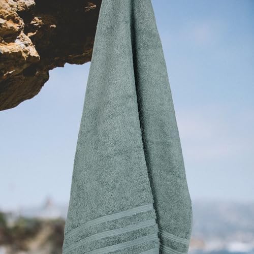 Organix Egyptian Cotton Bath Towel Set - 4 Piece 30x60 Green