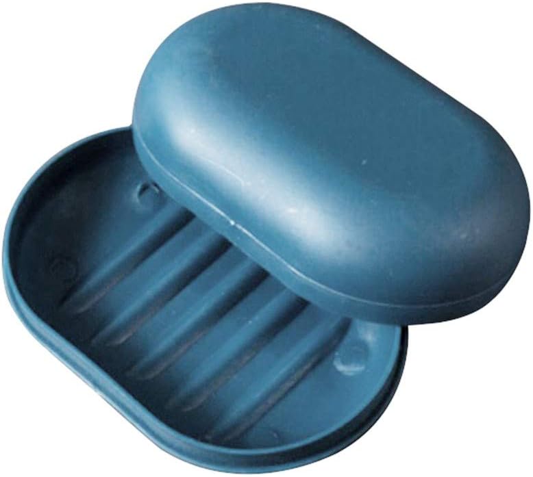 Compact Plastic Soap Holder for Travel and Home Use