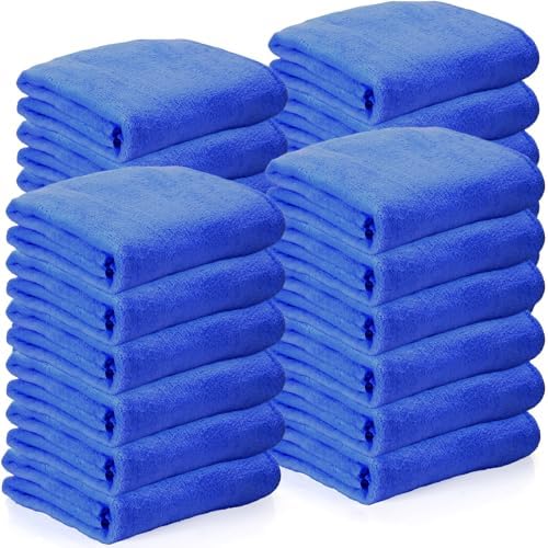 Newwiee 24 Pcs Coral Velvet Microfiber Bath Towels Set 1