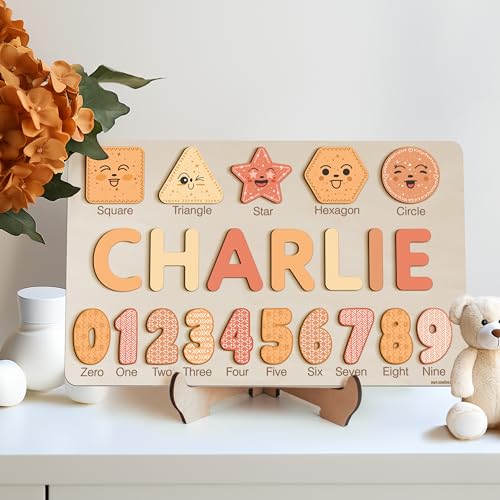 Personalized Wooden Name Puzzle for Kids Custom Toy