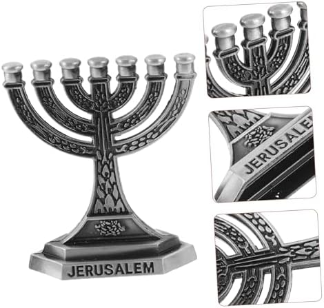Retro Zinc Alloy Candlestick Holder for Taper Candles