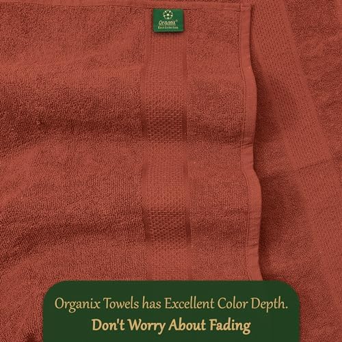 Organix 100 Recycled Cotton Bath Towel Set Brown