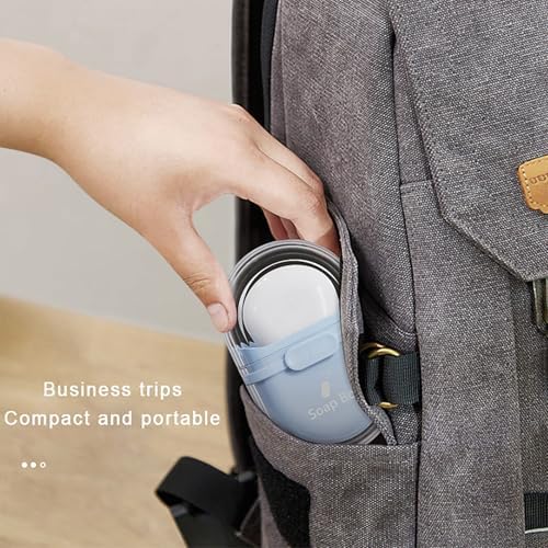 Travel Soap Box with Drainage and Lock Design 1