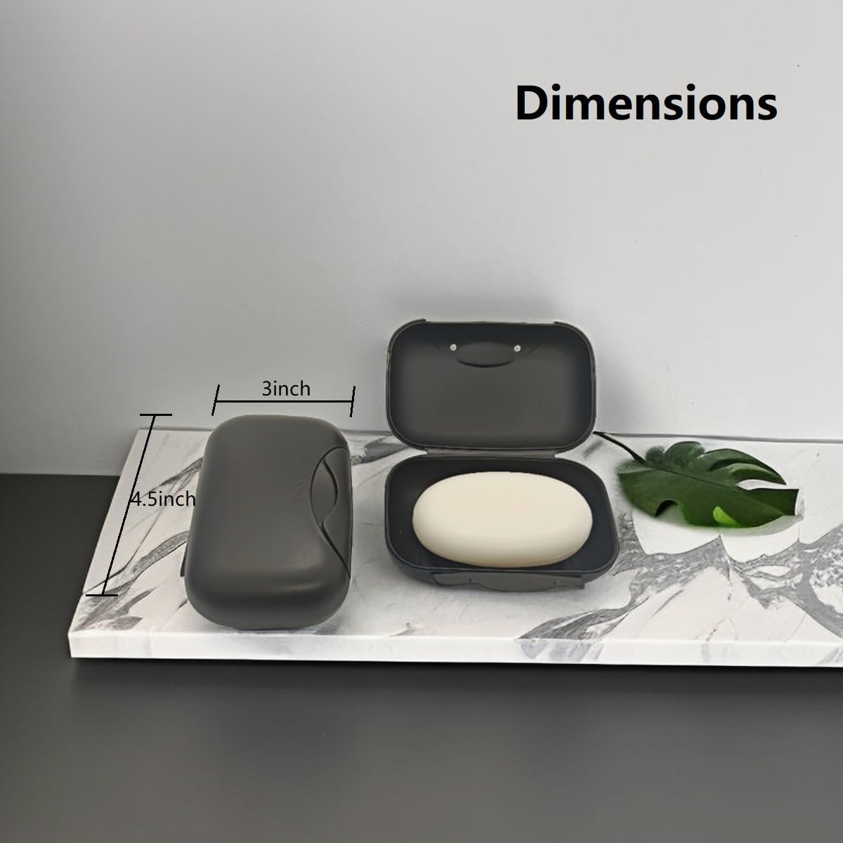 Vonpri Travel Soap Holder Bar Soap Dish for Bathroom Camping Gym