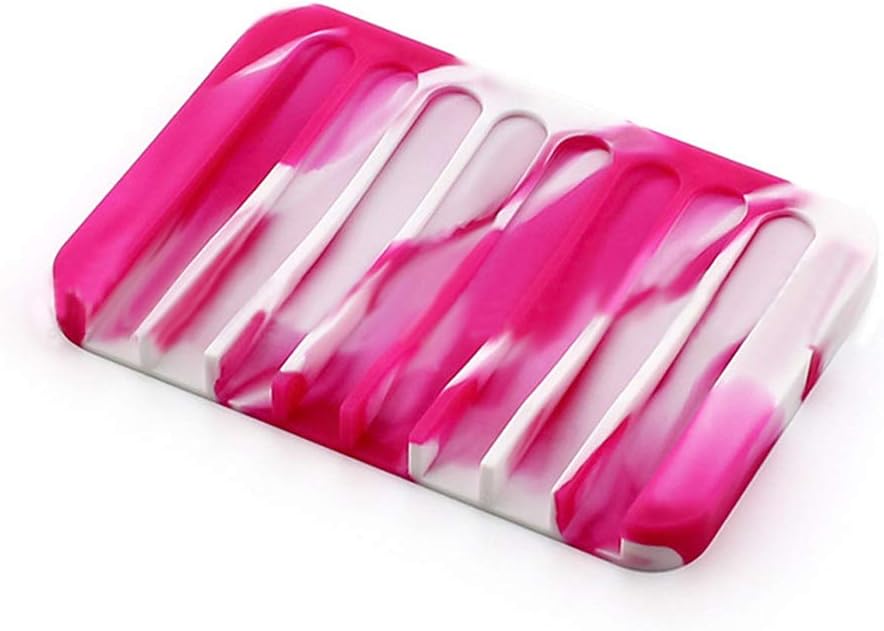 Familyhouse Flexible Silicone Soap Dish Red Camouflage