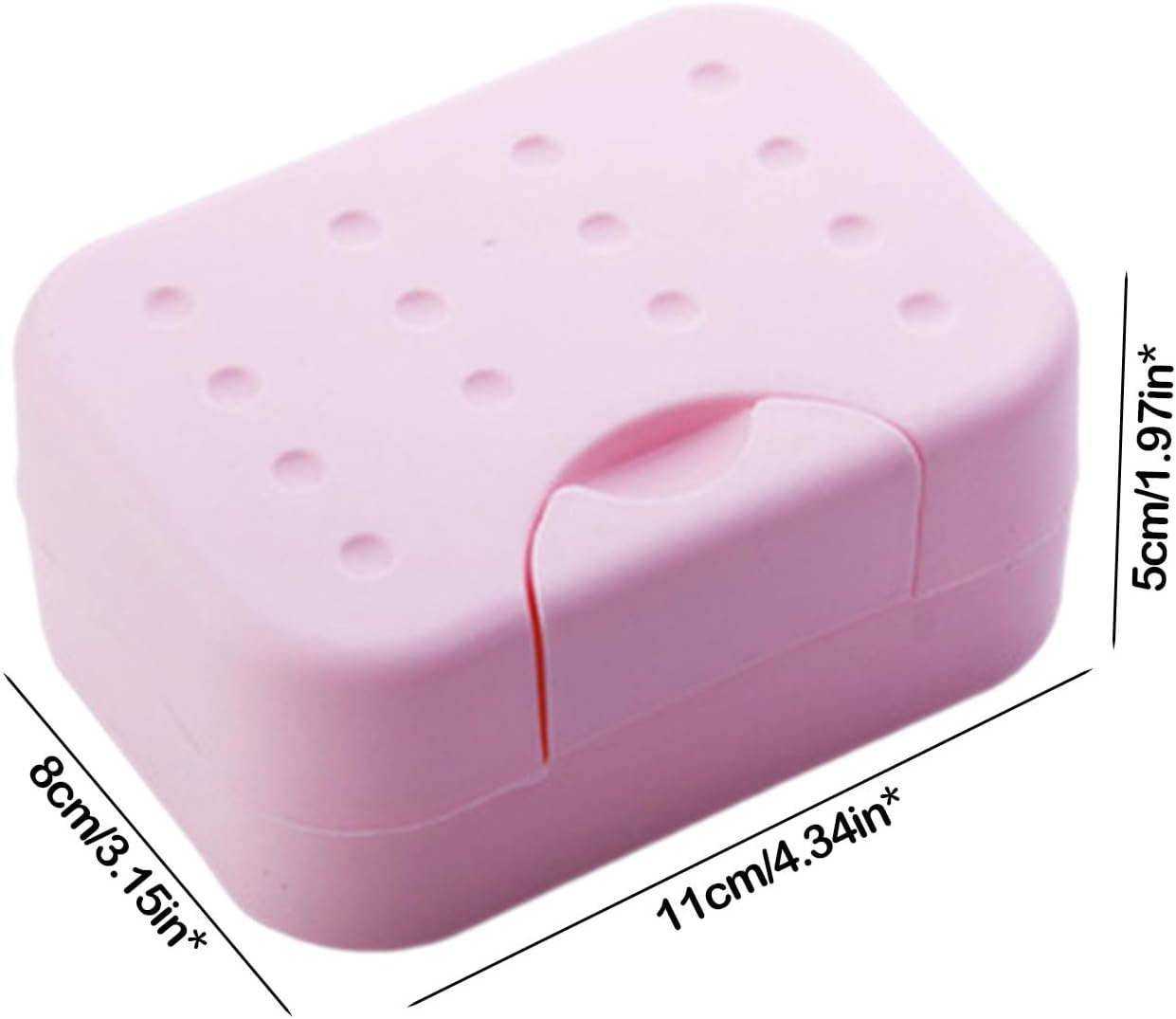 Leakproof Soap Holder with Lid for Bathroom and Travel