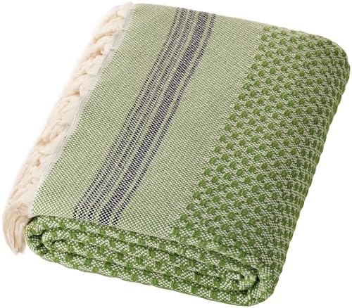 DEMMEX Micro Waffle Turkish Bath Towel - 70x40 Khaki 1
