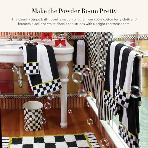 MACKENZIE-CHILDS Courtly Stripe Bath Towel
