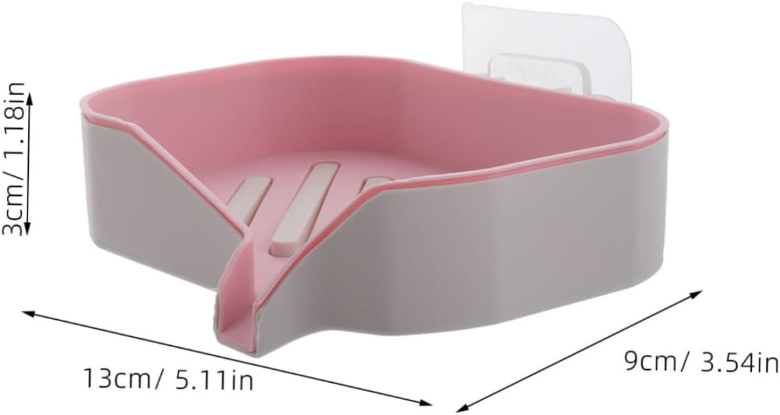 DRESSOOS Wall-mounted Soap Holder with Drainage Holes 1