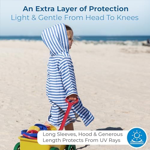 SAMMIMIS Kids Hooded Bathrobe and Swim Cover Up