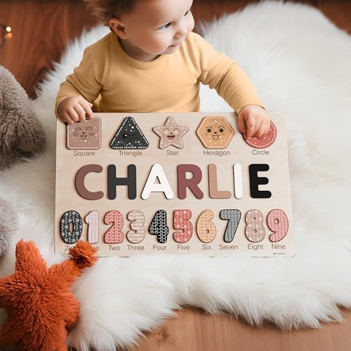Personalized Wooden Name Puzzle for Kids Custom Toy