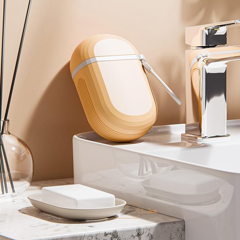 YAMSLAM Travel Soap Holder Box Leak Proof Durable