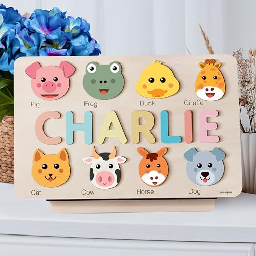 Zuzu Puzzle Personalized Name Puzzle for Toddlers
