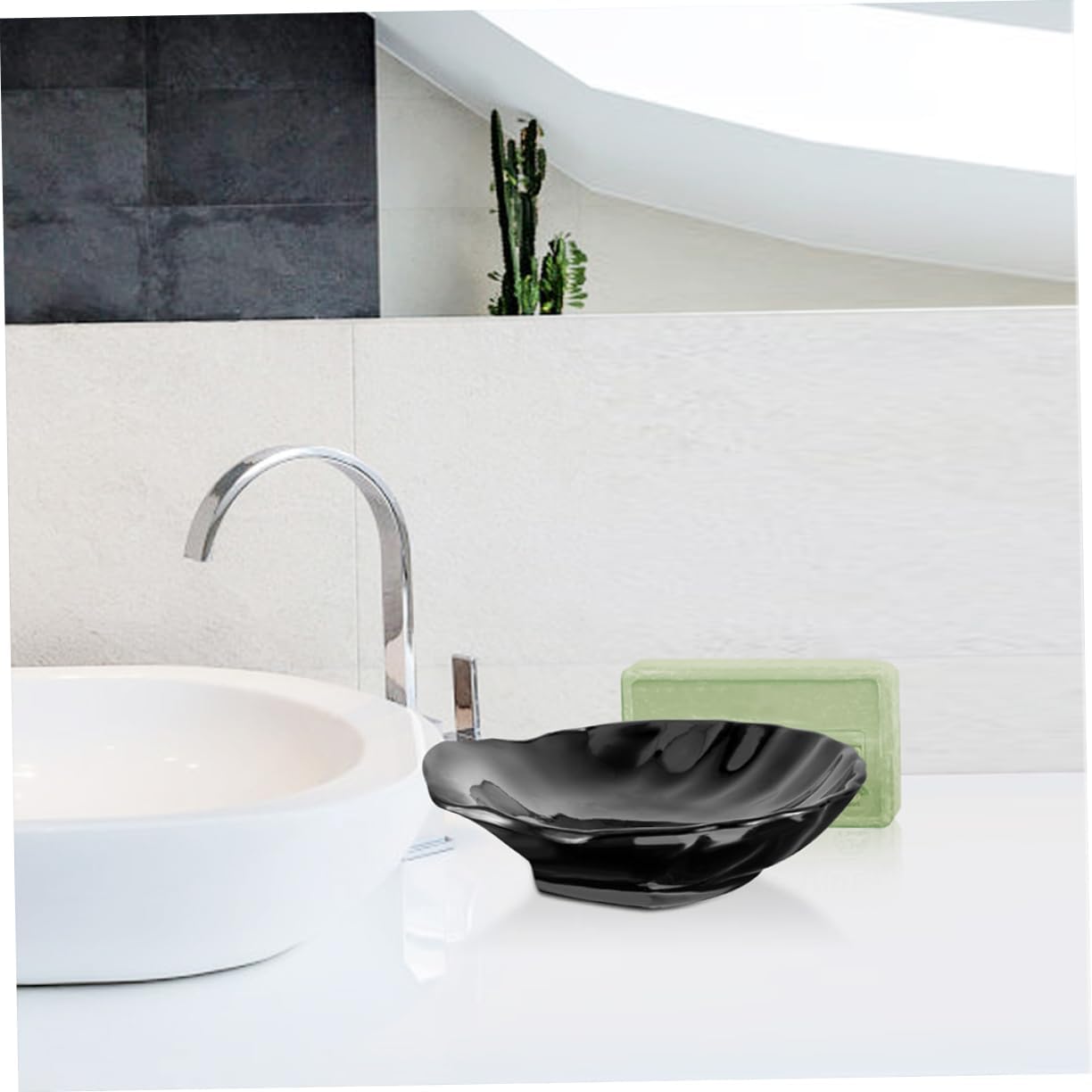 Anneome 2pcs Shell Soap Dish for Bath and Travel Use