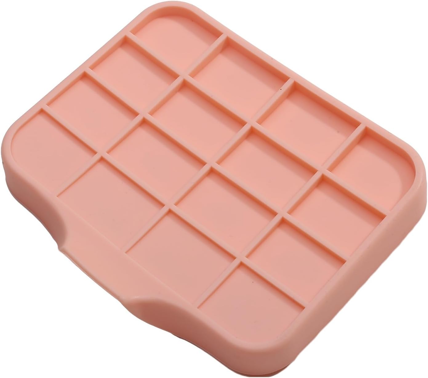 Silicone Soap Dish - Self Draining Durable Pink