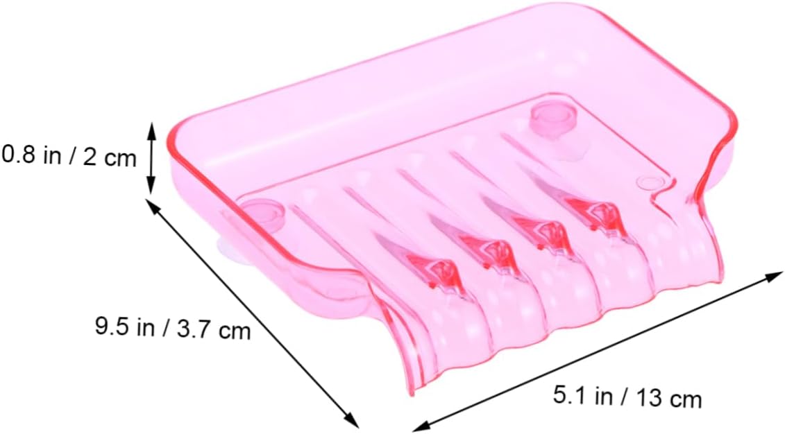 Garneck Bathroom Soap Dish Holder with Suction 1