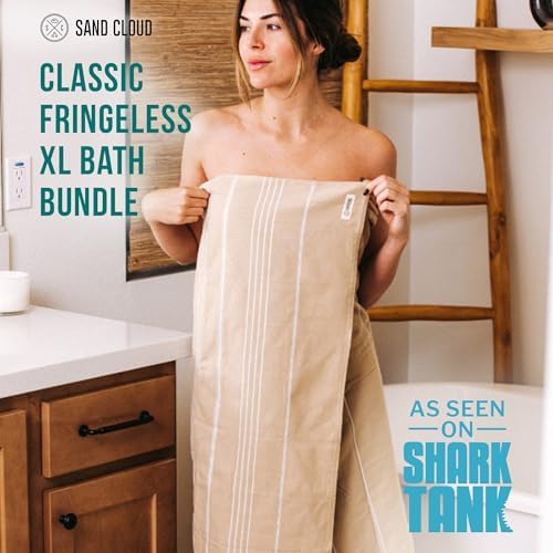 Sand Cloud Classic Fringeless XL Bath Bundle 4 Pack 1
