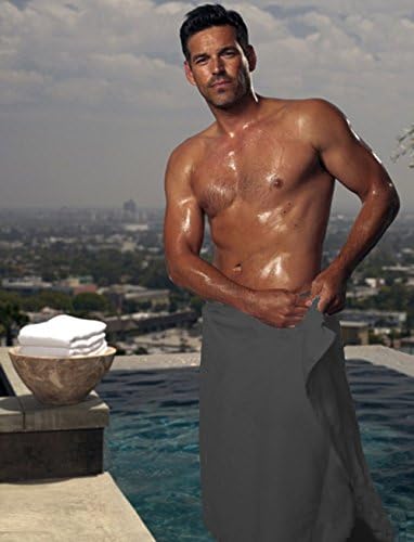 MYLSMPLE Microfiber Bath Towel Extra Large Grey
