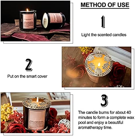 GORGECRAFT Antique House Candle Toppers for Women