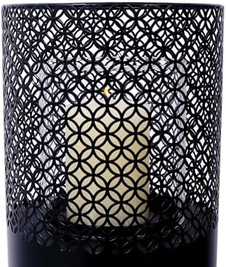Strawberry Fairy Decorative Lantern Columns Set of 2 Black