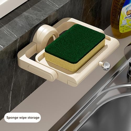 Rotating Suction Soap Holder 360 Rotate Space-Saving Drainage Pink