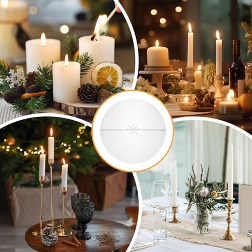 300 Pack Taper Candle Drip Protectors for Church Services