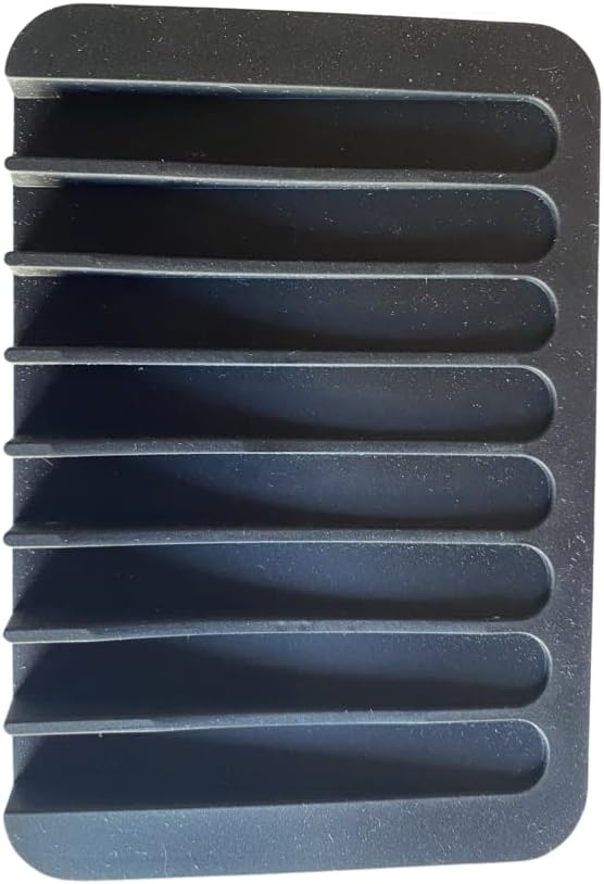 Flexible Silicone Soap Dish - Waterfall Shape Black