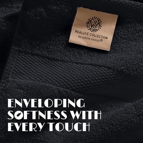 White Classic Luxury Soft Bath Sheets Set 2 Pack