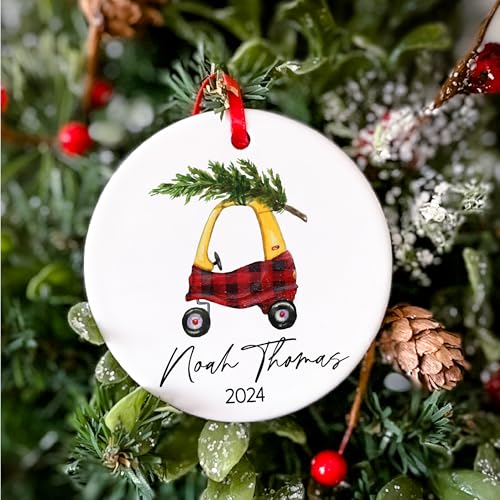 Babys First Christmas Ornament 2024 - Personalized Keepsake 1